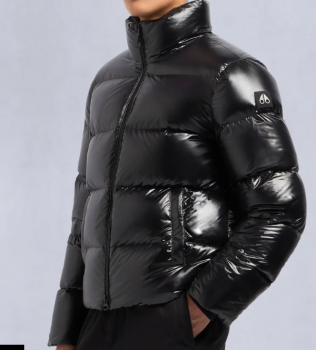 Moose Knuckles King Down Shiny Puffer Jacket